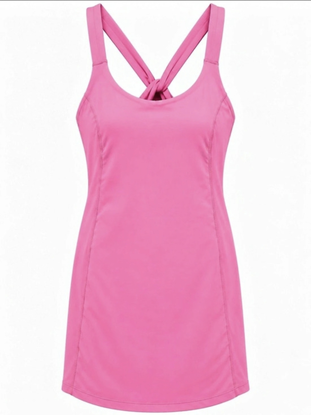 Avia Twist Back Active Dress Mini Dress in Pink